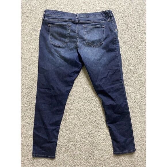 Isabel Maternity NWOT Skinny Crossover Panel Jeans Size 14/32R - Picture 2 of 7